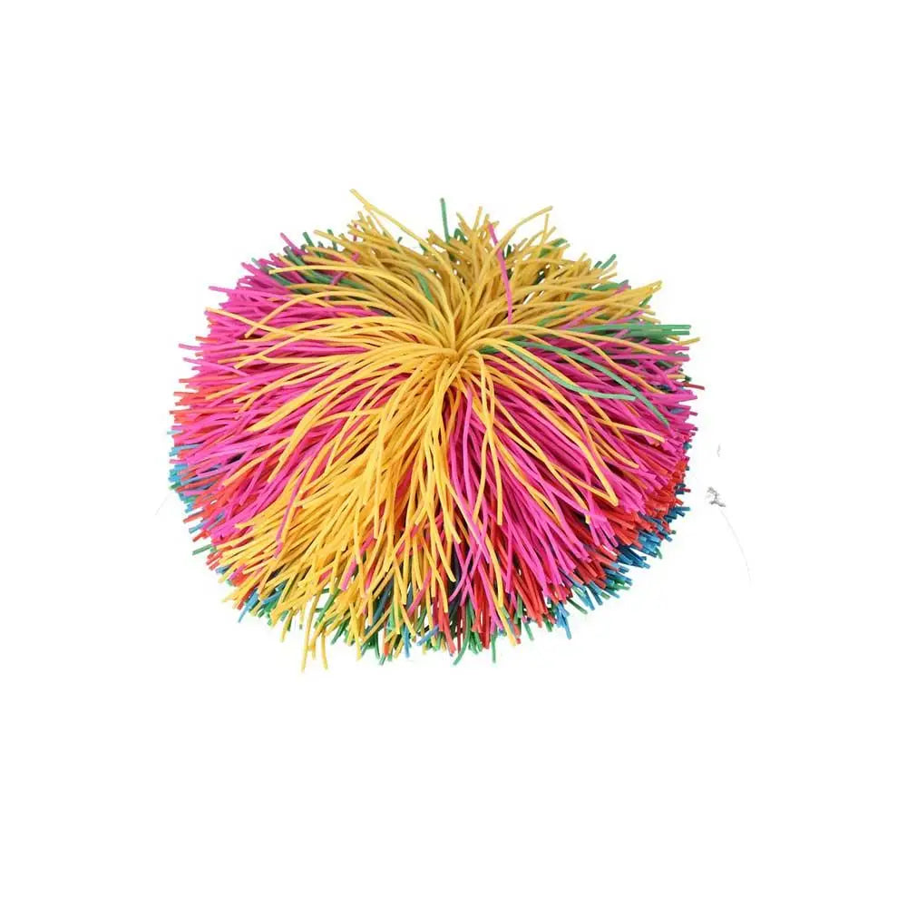 Stress Relief Anti-Stress Colorful Rainbow Fidget Sensory Ball Baby Stretchy Ball Bouncy Stress Balls Monkey Stringy Balls