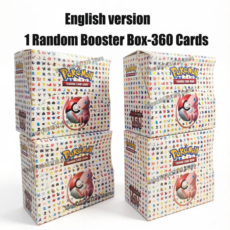 Pokémon 360Pcs English Booster Box | Scarlet Violet, Prismatic Evolutions, Temporal Forces & More