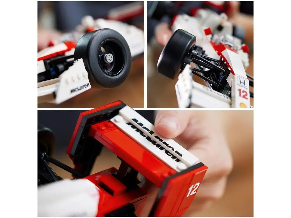 LEGO ICs McLaren MP4/4 and Ayrton Senna