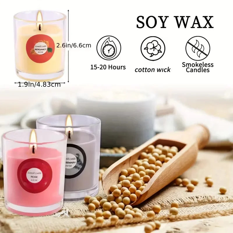 Scented Candle Gift Set, 20 Pieces