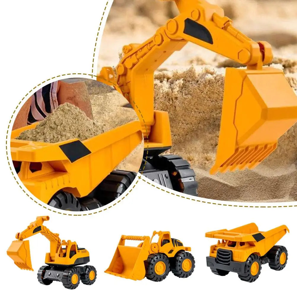 Excavator Truck Model Toy Engineering Vehicle Toddler Early Education Construction Vehicles Truck Boys Gifts