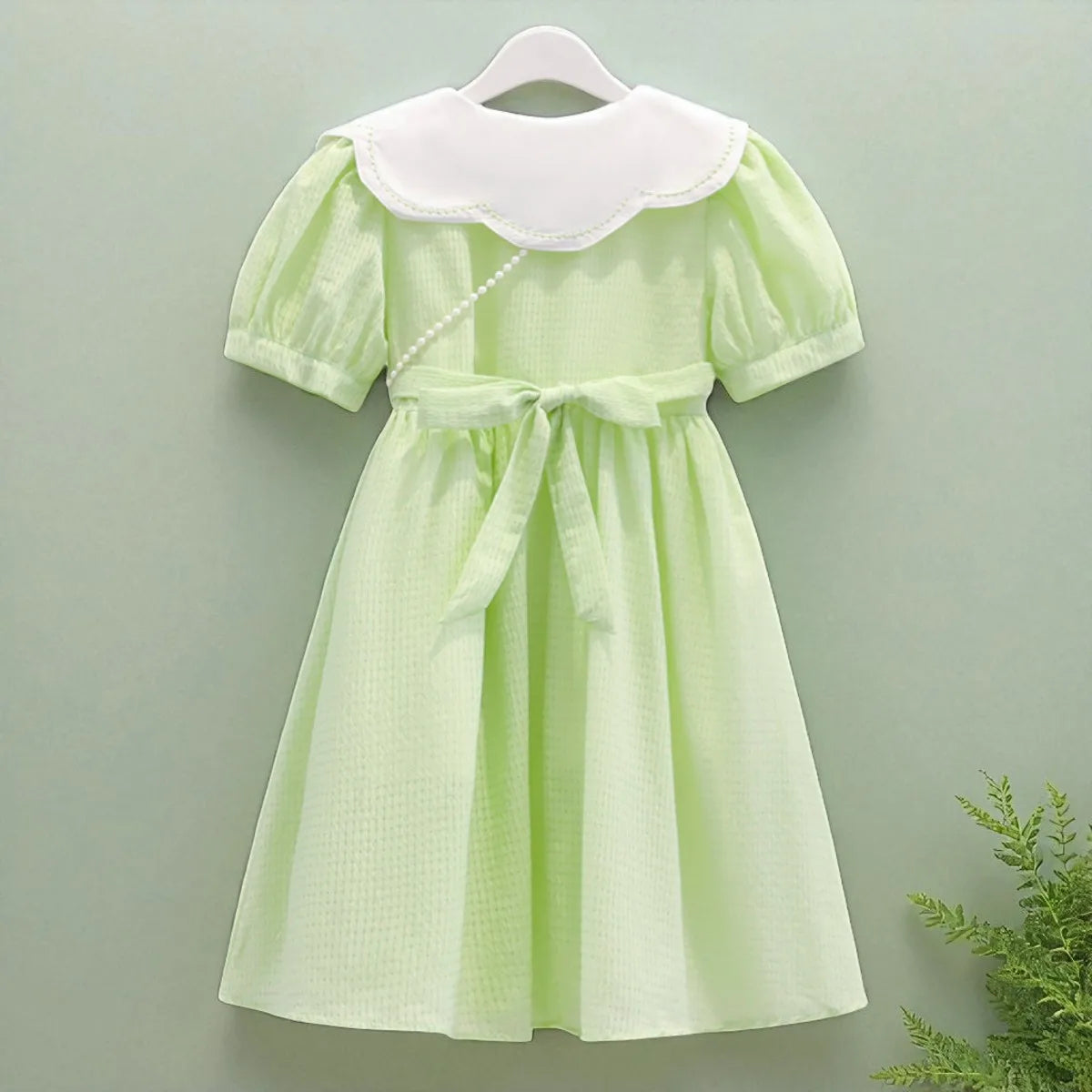 Toddlers Dresses For Girls Children's Dress Summer Cotton Kids School Costumes Short Sleeve Baby  4 5 6 8 9 10 12 Years