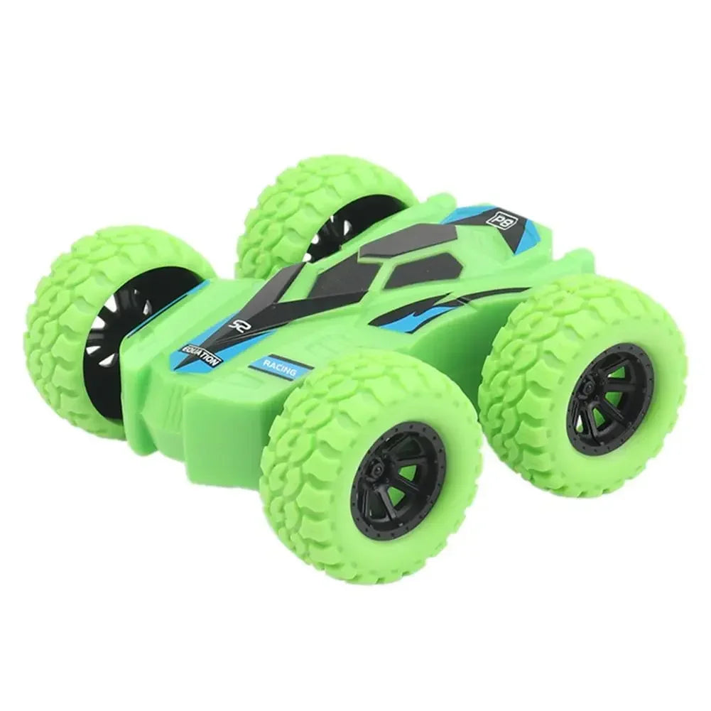 Toys Car Four-wheel Drive Off-road Vehicle Stunt Dump Cars Double-Side Inertia Car Boy Toy Car Pull Back Kids Toy Gift