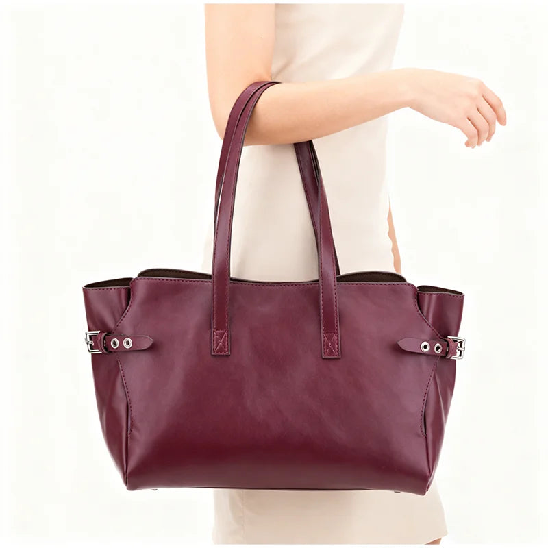 Women's Wing Style Tote Bag Set with Matching Purse
