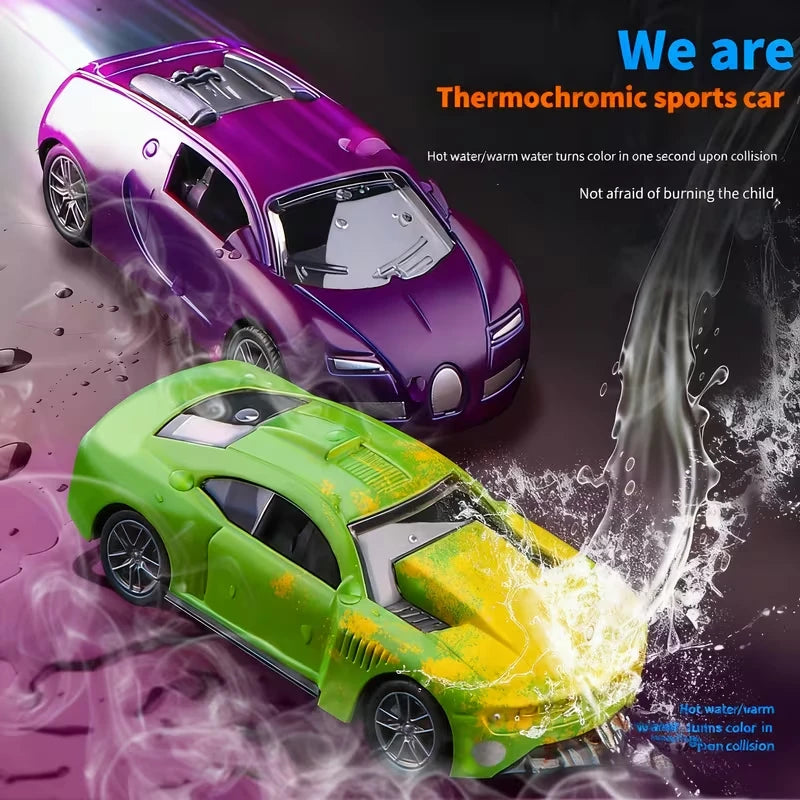 Color Change Cars Toy Vehicles in Water Color Changing Bath Toys Car Goodie Bags Fillers Funny Gift for Kids Themed Party Favors