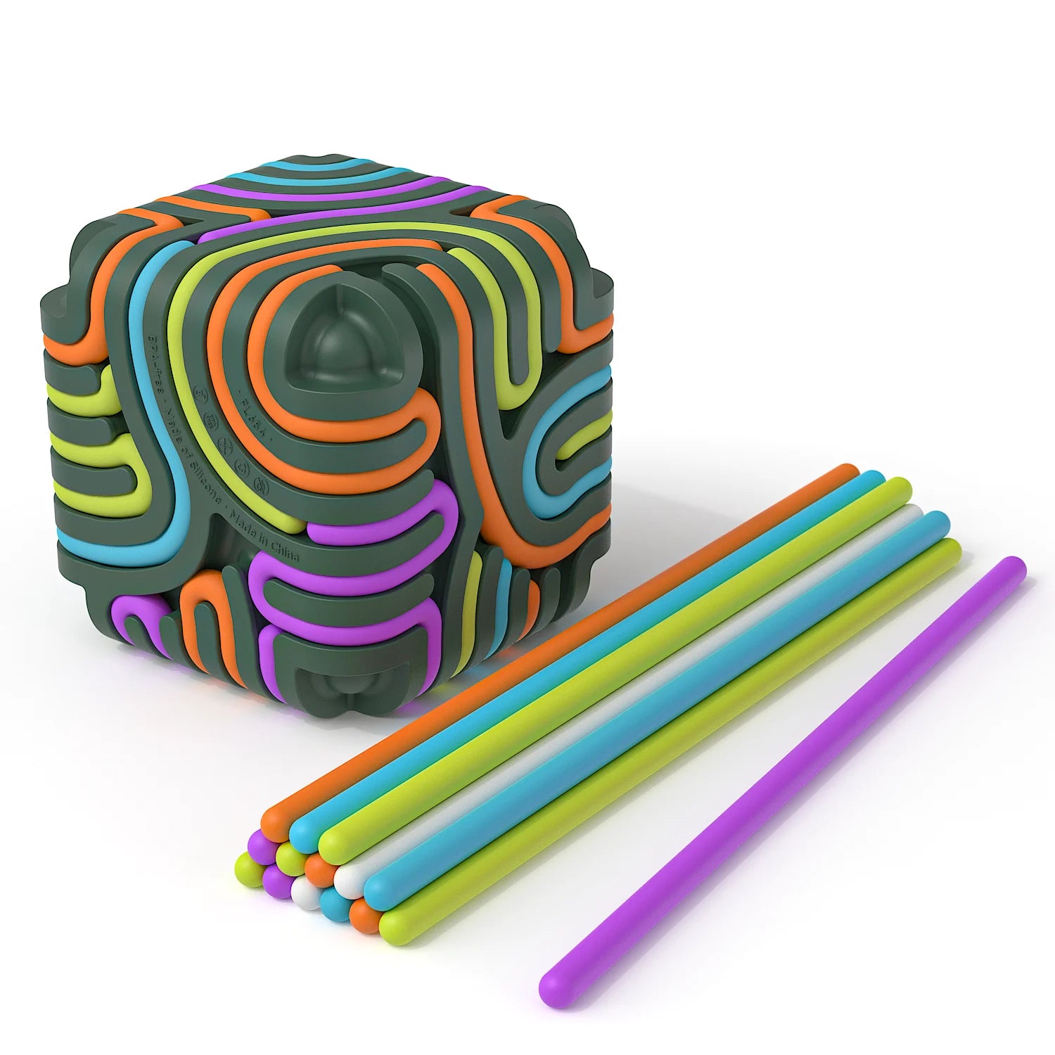 Sensory Activity Ball with 15 Silicone Rods | Fidget Toy for ADHD, Autism & Stress Relief