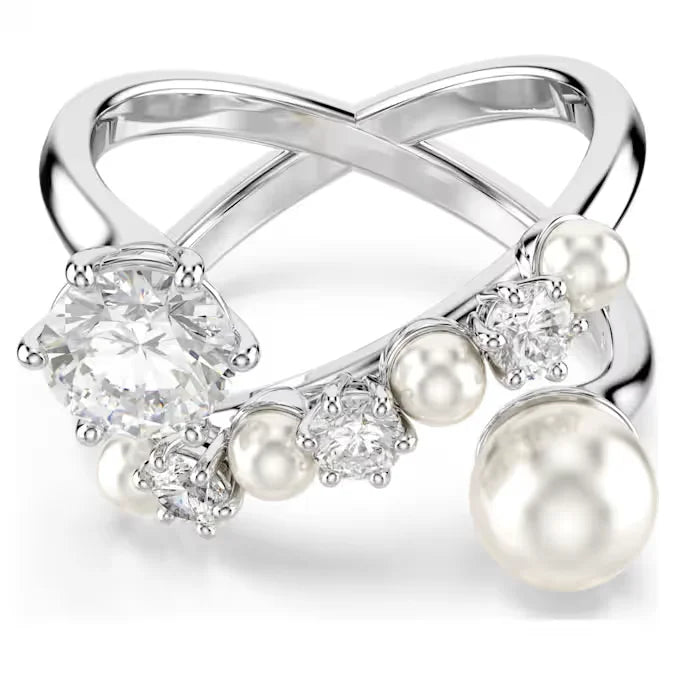 New Charms  Gradient Crystal Arrow Earrings Necklace Fine Jewelry Set Pearl Earrings Heart Bracelet Romantic Gift