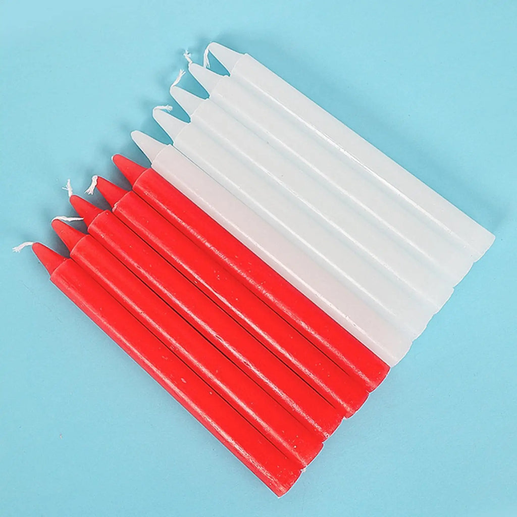 Long Burning Emergency Candles 10Pcs/set Smokeles Disaster Prevention Survival Candles Household Supplies For Power Outages
