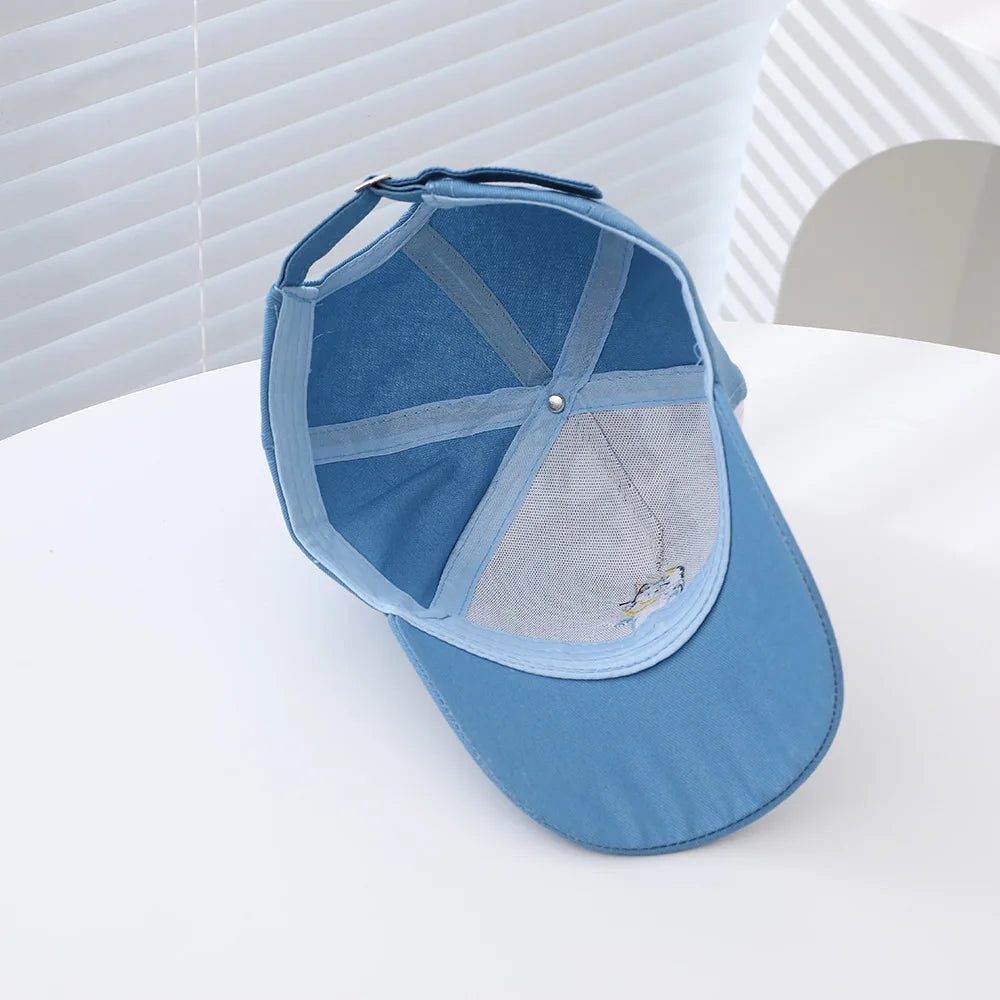 Bluey Kids Cap with Adjustable Velcro 100% Polyester Material Perfect for Spring/Summer Ideal Boy Hat for Sun Protection