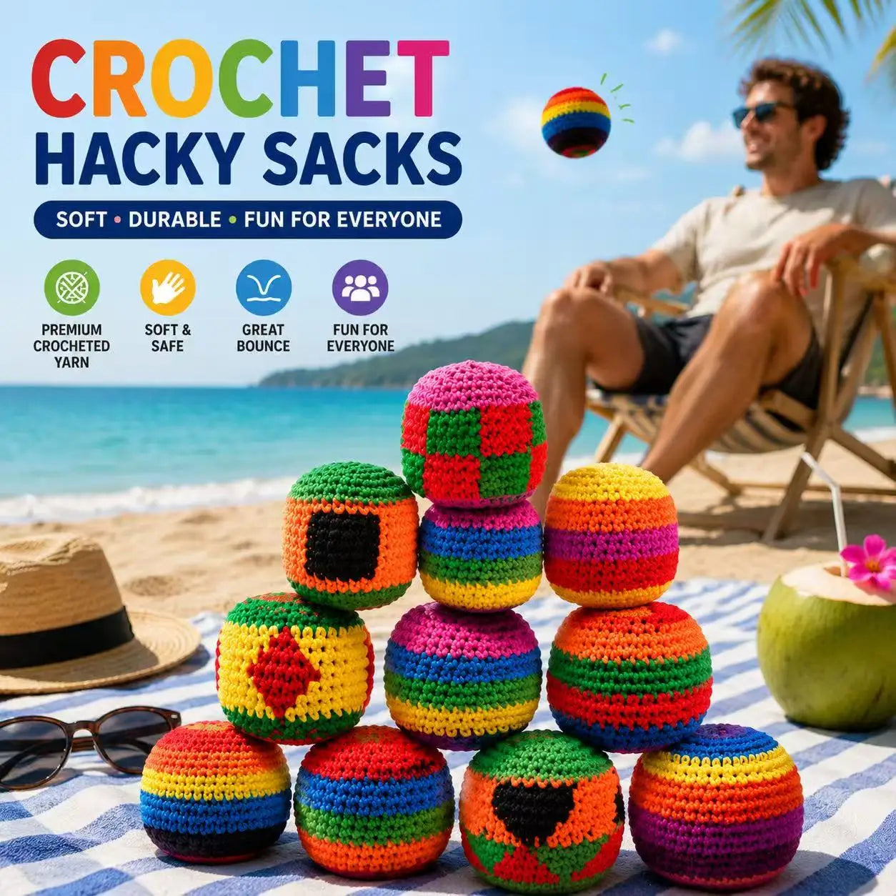 Soft Handmade Footbag Sacks Juggling Balls for Children Durable Sports Toy for Playground Activities