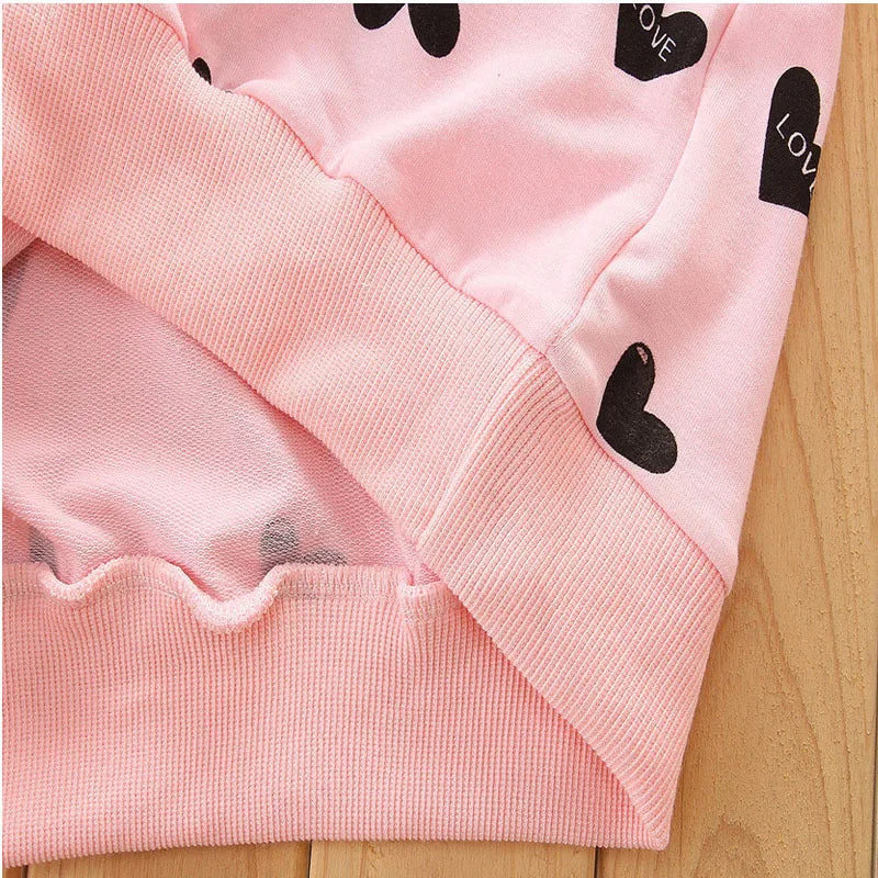Toddler Girls 3-Piece Sport Suit Set — T-Shirt, Skirt & Leggings
