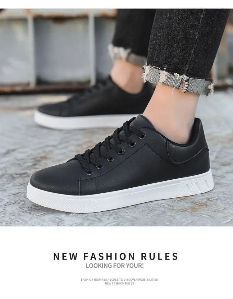 Men's Soft Sole Breathable Casual Lace-Up Shoes