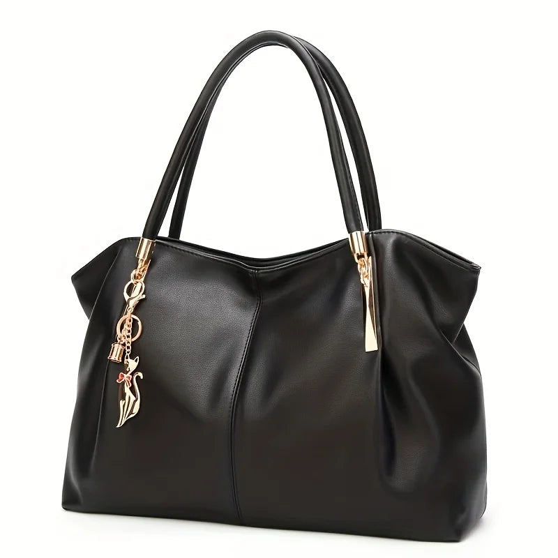 Women's Large Capacity Work Tote with Detachable Shoulder Strap