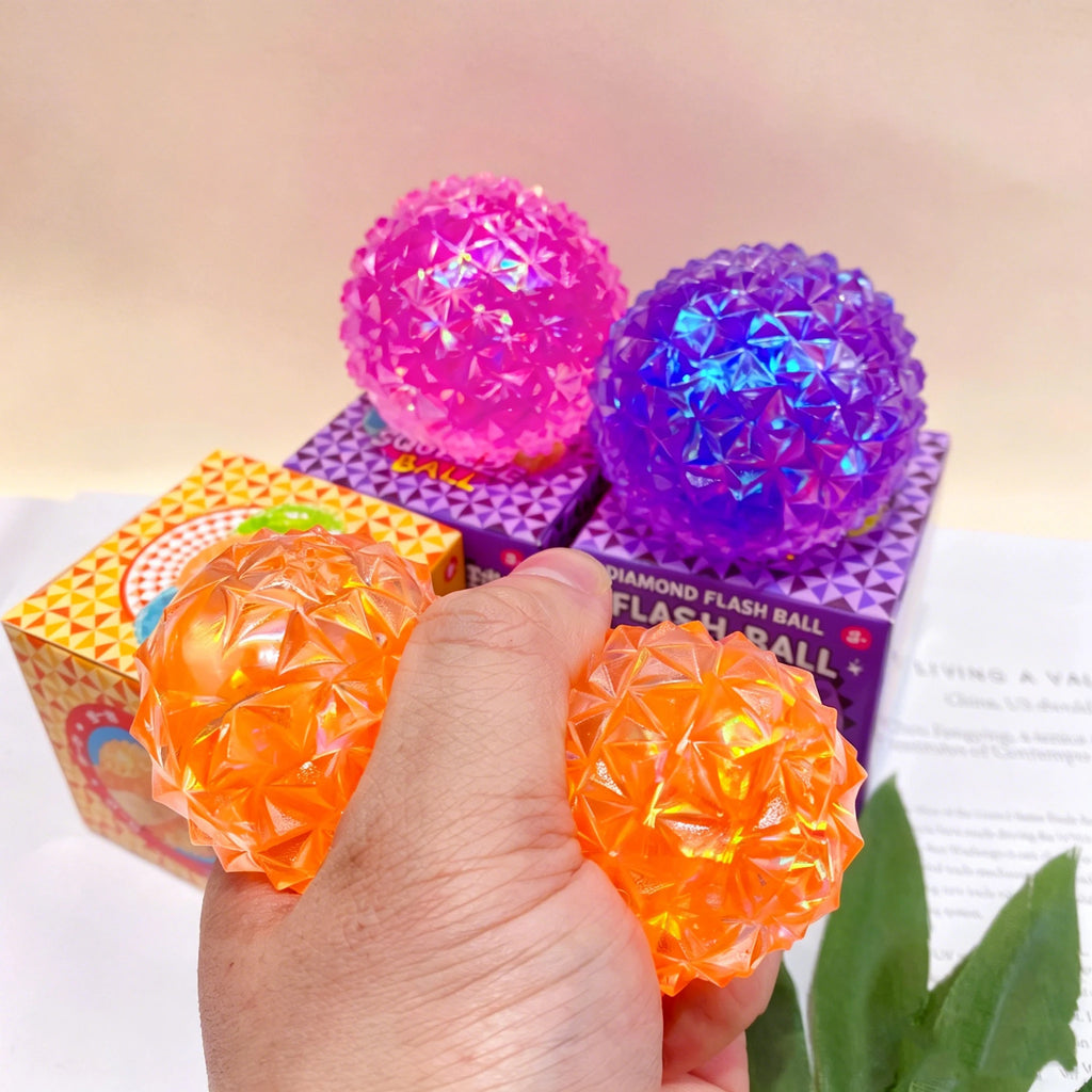 Maltose Diamond Shiny Squeeze Ball Cute Slow Rebound Sensory Fidget Toy Stress Relief Relaxation Blind Box