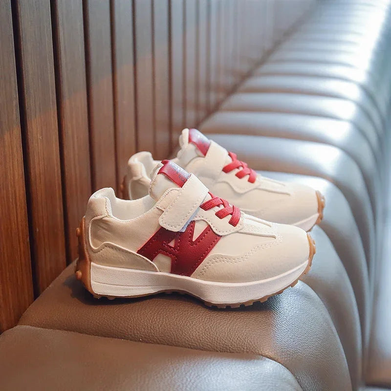 Kids' Unisex PU Leather Basketball Sports Sneakers