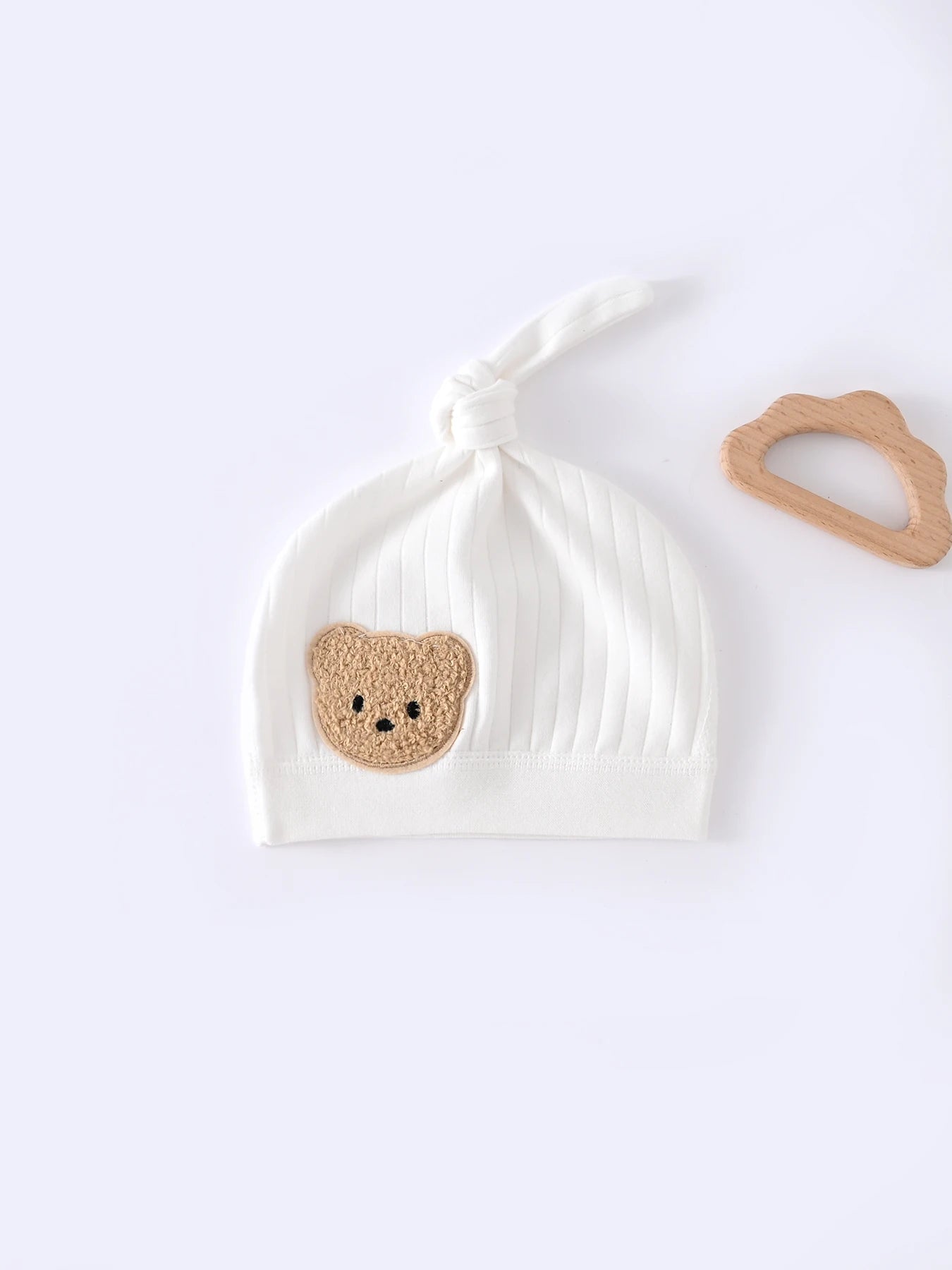 Newborn Baby Unisex Pure Cotton Knit Striped Hat