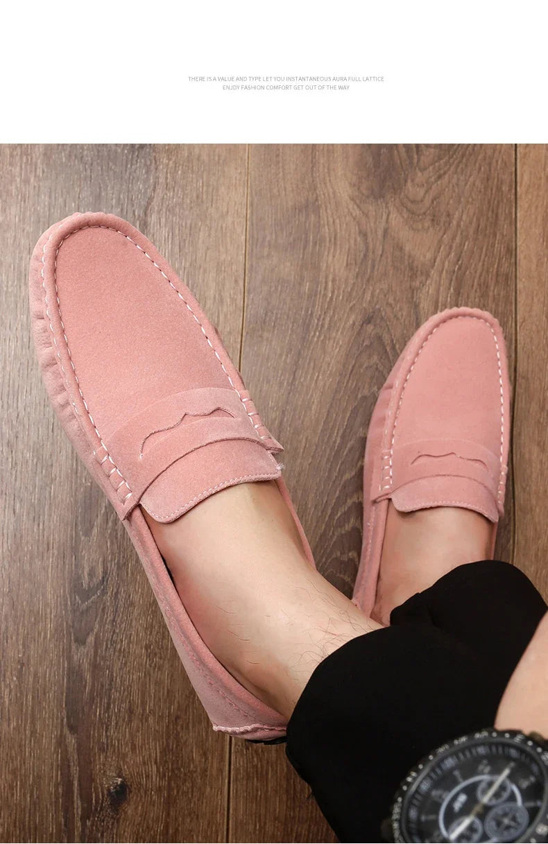 Shoes Men Casual Shoes Fashion Men Shoes Genuine Leather Men Loafers Moccasins Slip on Men Flats Male Driving Shoes