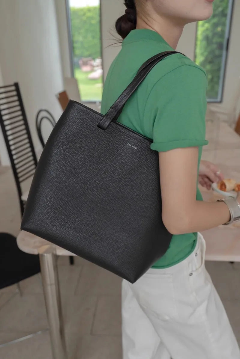 Women's Leather Small Tote & Crossbody Shoulder Bag