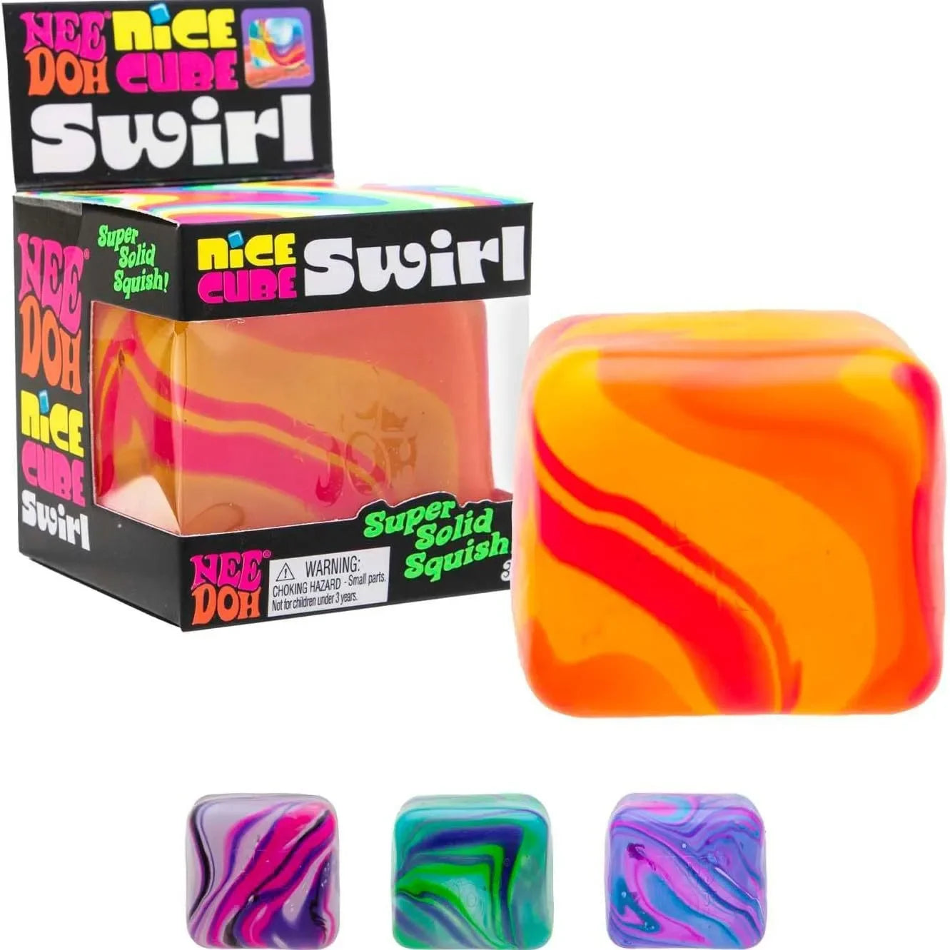 Schylling Needoh Pizza Sensory Fidget Cube | Squishy Stress Relief Anti-Anxiety Squeeze Toy for ADHD