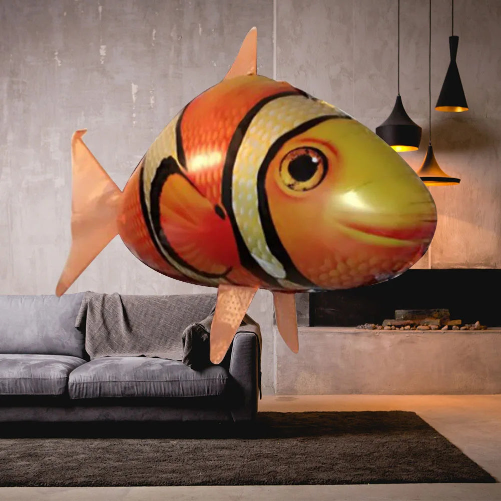 RC Flying Air Balloon Toys for Kids - Shark & Clownfish