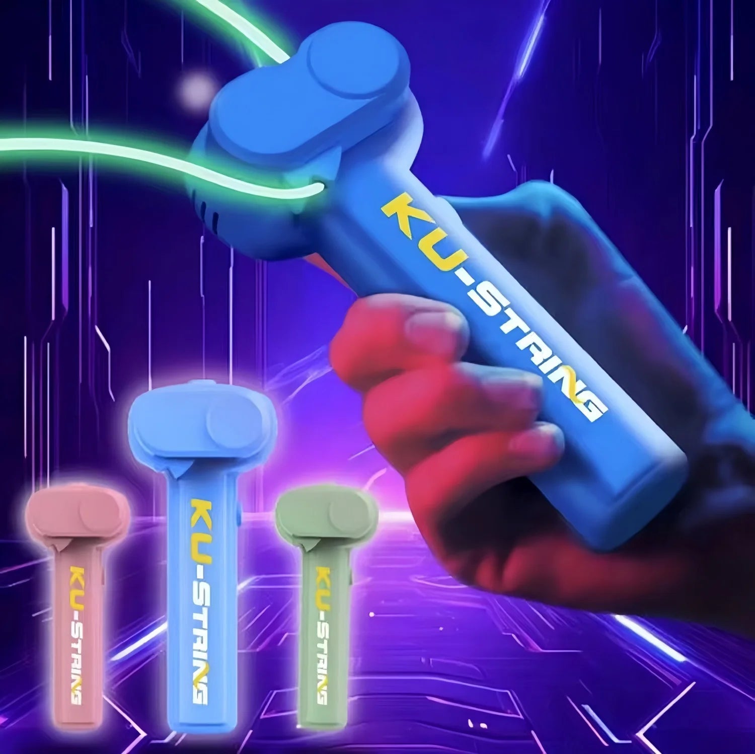 Loop Lasso Glow-in-the-Dark Party Light Toy | USB Rechargeable | 90-Min Glow | Stress Relief