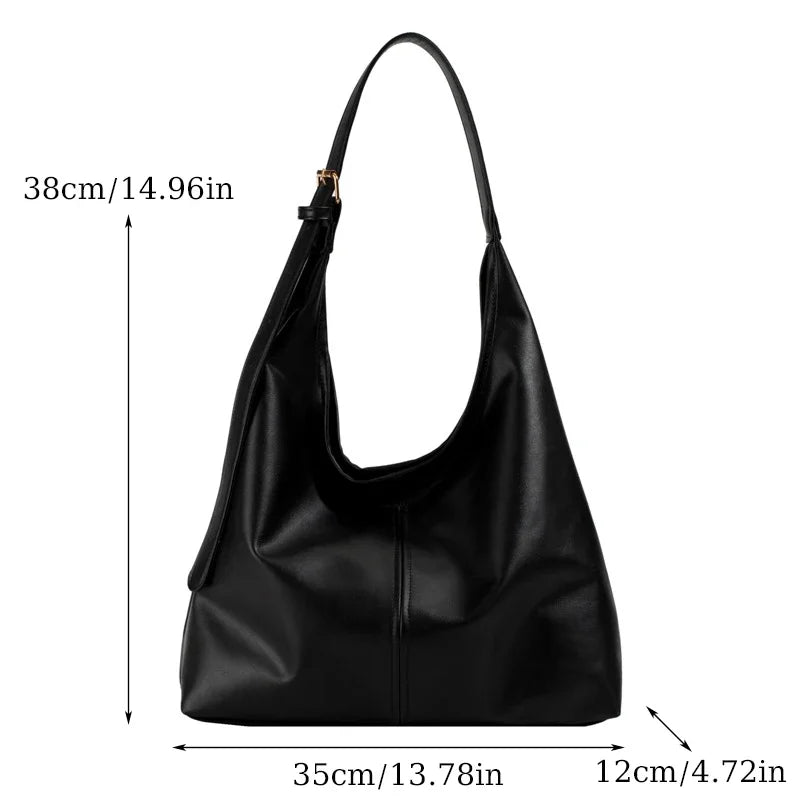 Women's Structured PU Tote Bag