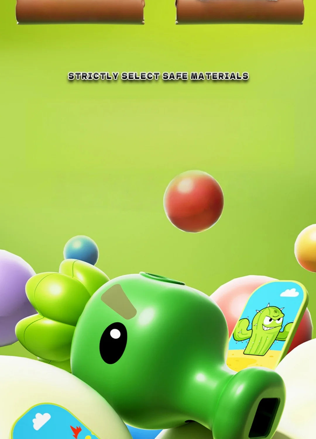 Plants vs Zombies 2-Player Tabletop Shooting Battle Game | Family Party Toy for Kids & Adults