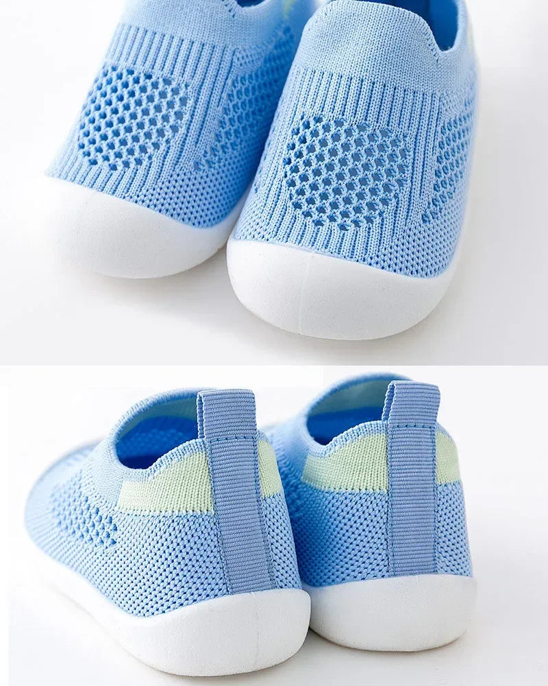 Toddler & Baby Breathable Knitted Slip-On Sneakers