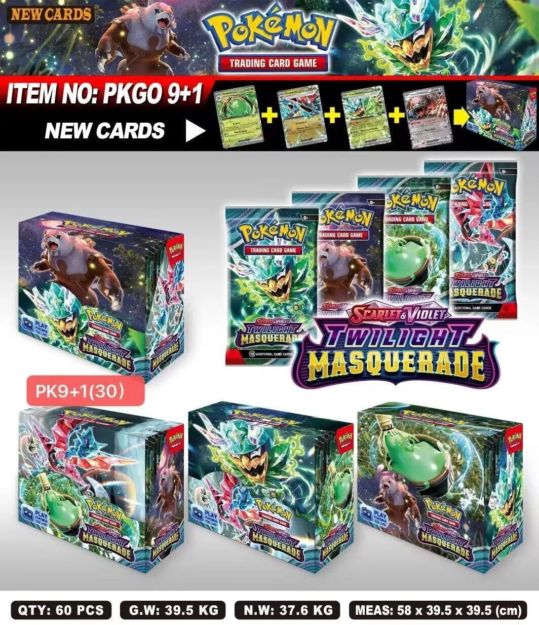 Pokémon Trading Card Booster Packs