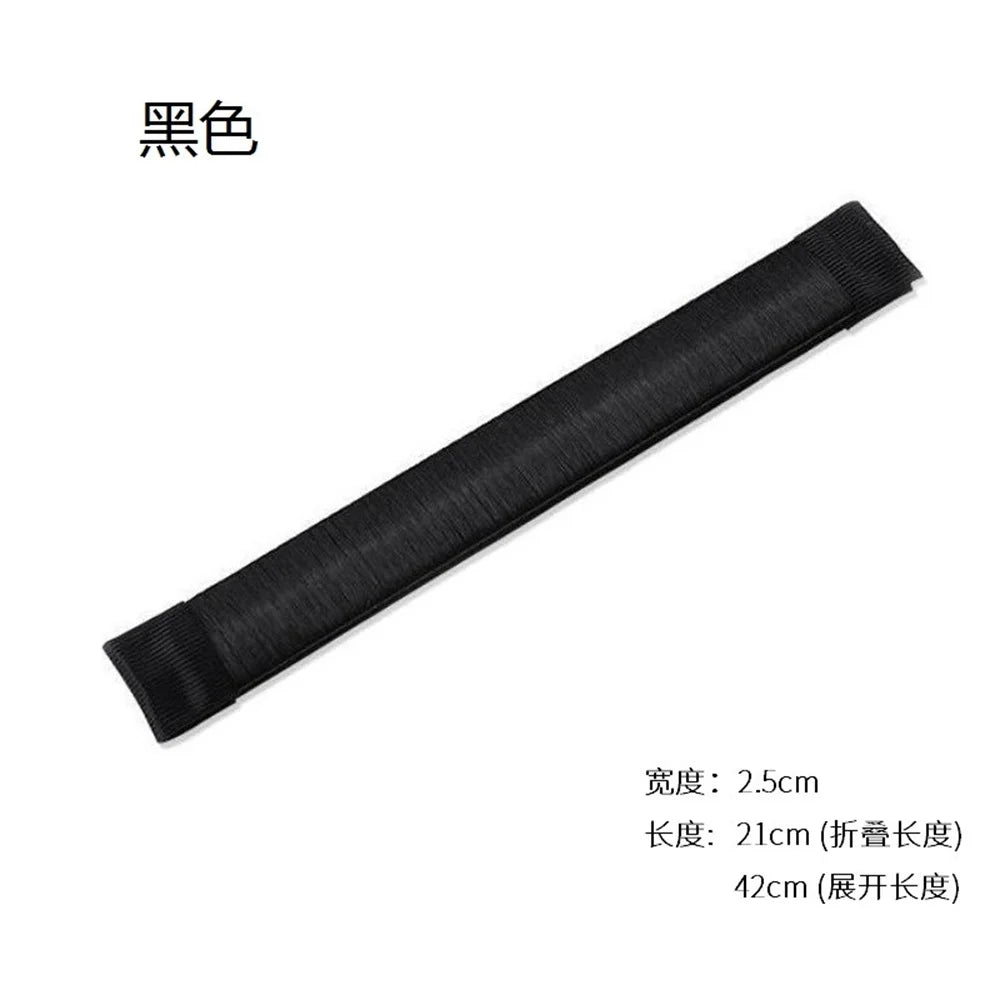 French Braid Hair Tools Styling Diy Magic Bun Maker Hair Braid Accessories Twist Sponge Donut Bun Maker Hairstyle Brown