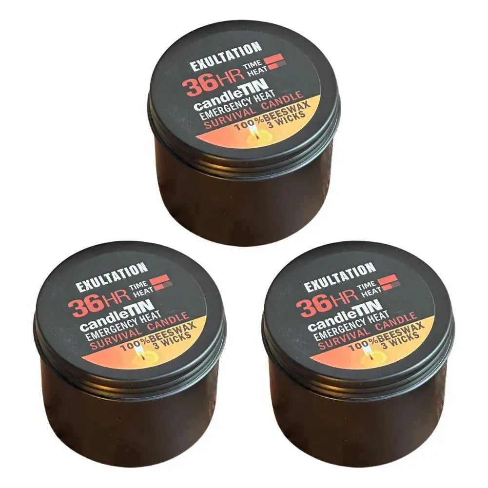 1/2/3pcs Emergency Candles 36 Hours For Party Decoration Religious Ceremonies Emergency Supplies No Electricity Lighting
