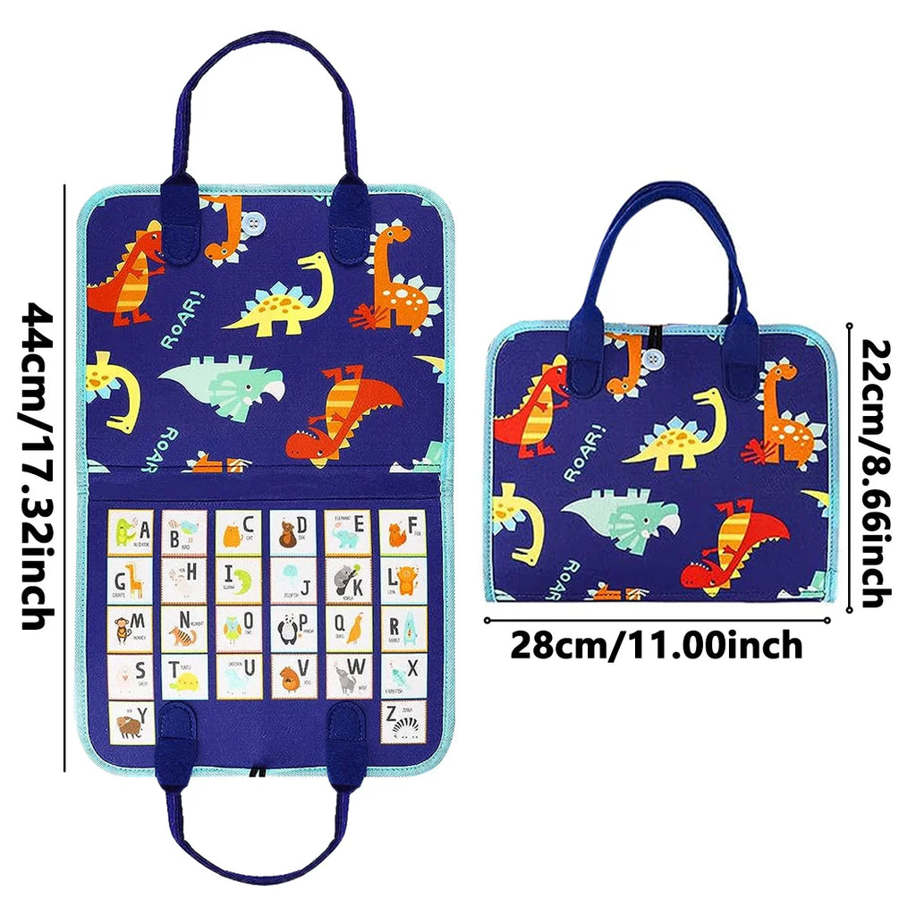 Busy Board, Educational Activity Sensory Board Preschool Learning Fine Motor Skills Toys, Toddler Travel Toy for Plane Car