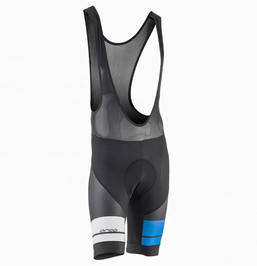 Men's Padded Cycling Bib Shorts – Breathable Lycra Road & MTB Compression Shorts