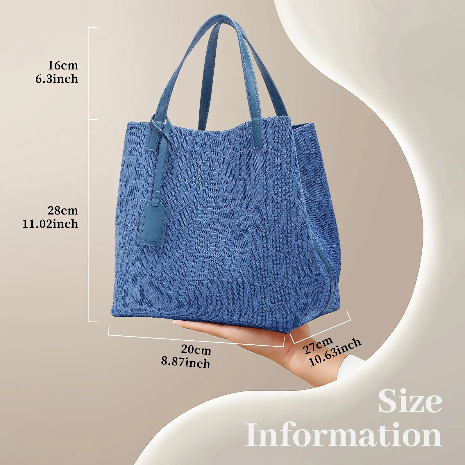 Women's Hand-Woven Cotton Tote Bag