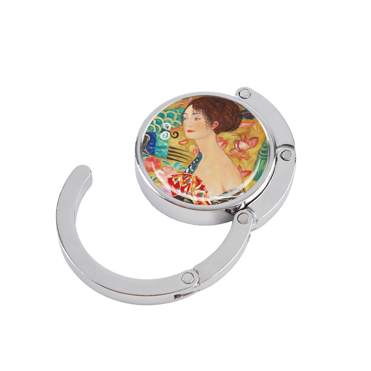 Van Gogh Art Folding Metal Purse Hanger & Table Bag Hook