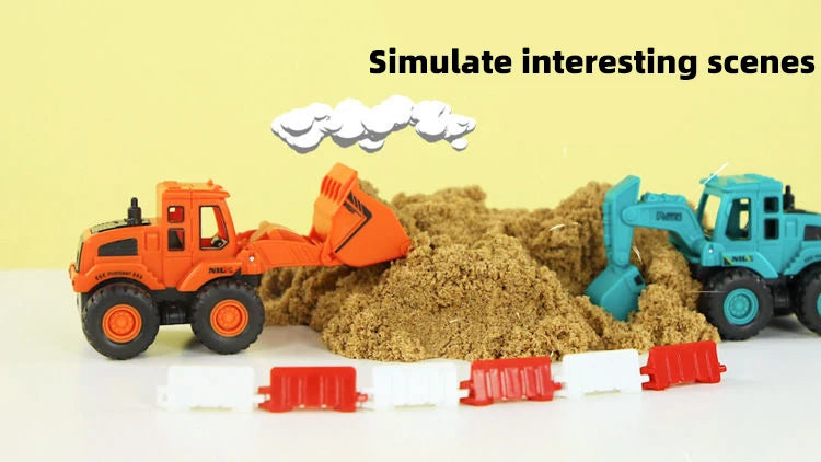 Simulation engineering vehicle toys, inertial vehicles, excavators, bulldozers, road rollers, claw machines, suitable as gifts f