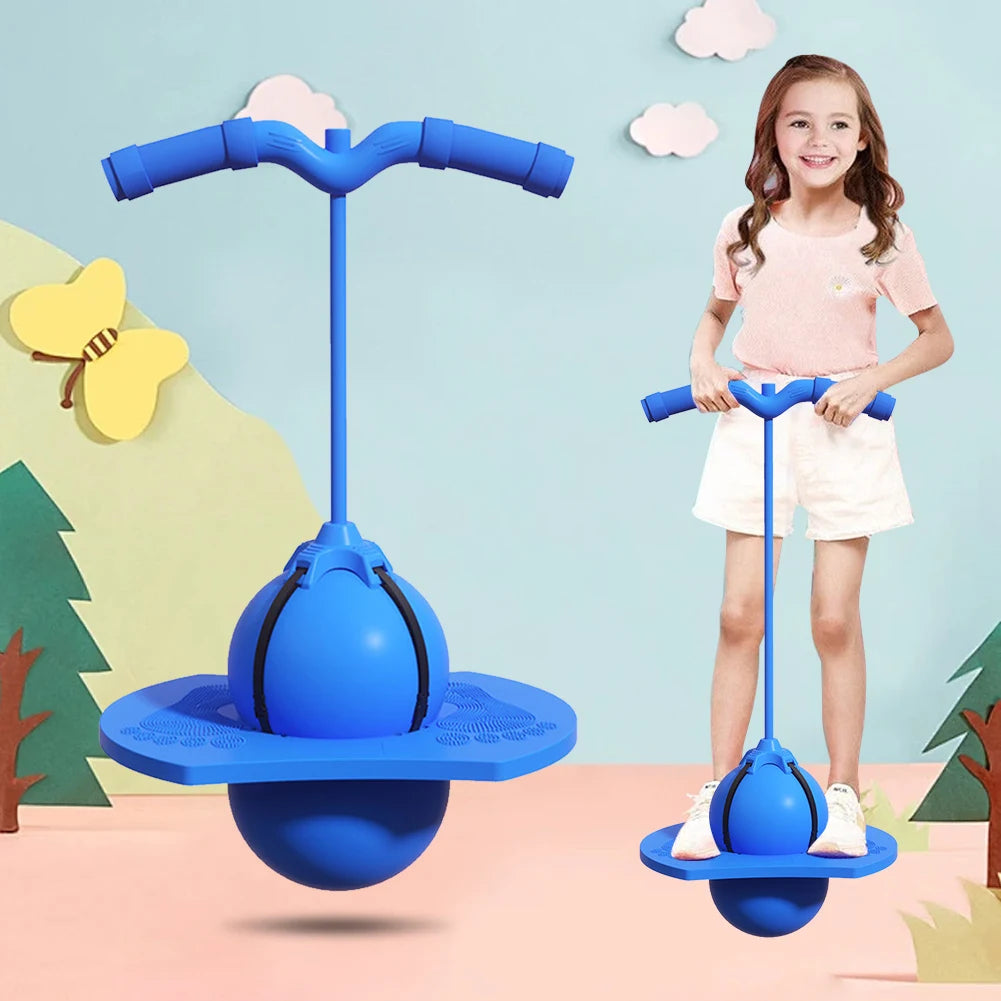 Kids Pogo Bouncing Ball with Handle – Outdoor Jump & Balance Toy