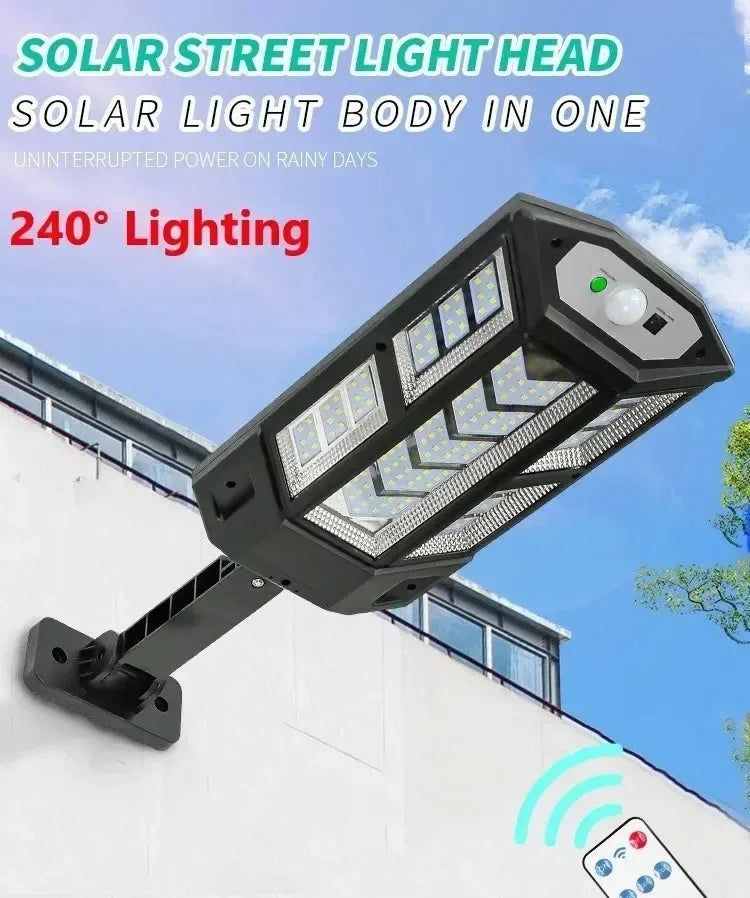 15000LM Solar Motion Sensor Wall Light | IP65 Waterproof Outdoor LED Lamp