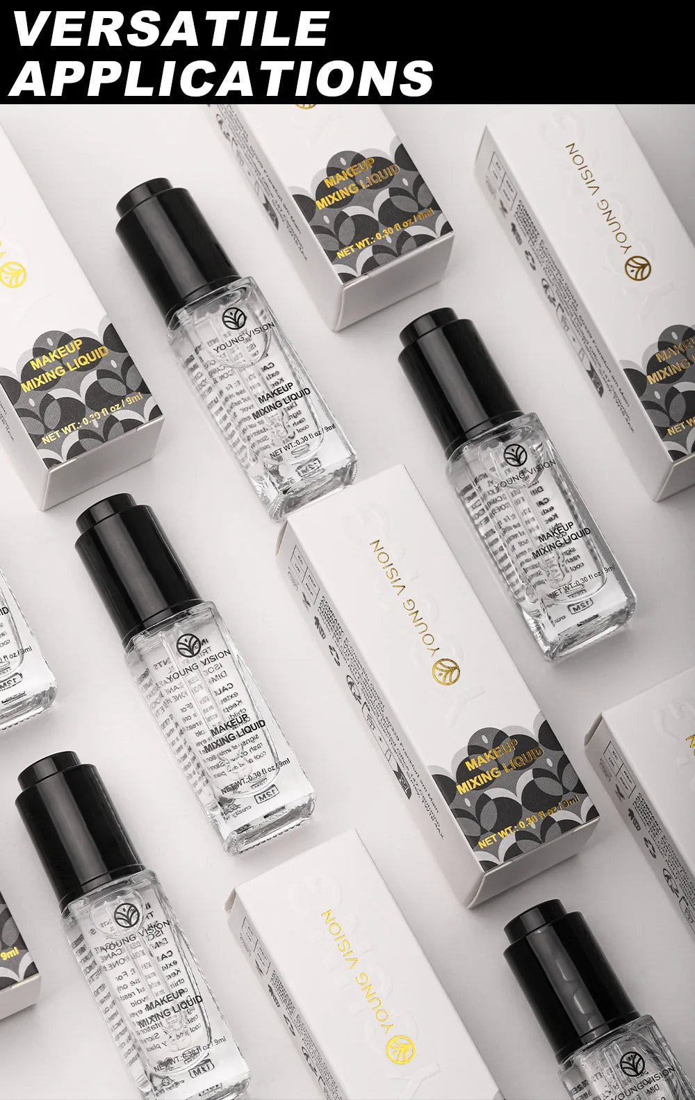 Makeup Mixing Liquid - Revives Dry Gel Liners & Transform Powder to Cream for Eyeshadow & Blush, Multi-Use Primer & Sealer