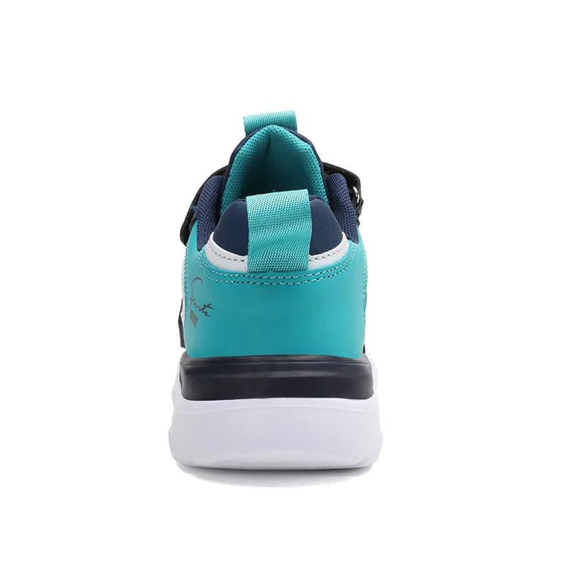 Boys' PU Leather Breathable Sport Sneakers