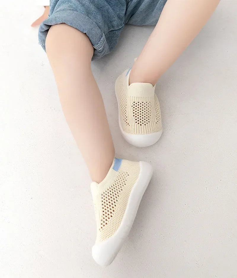 Toddler & Baby Breathable Knitted Slip-On Sneakers