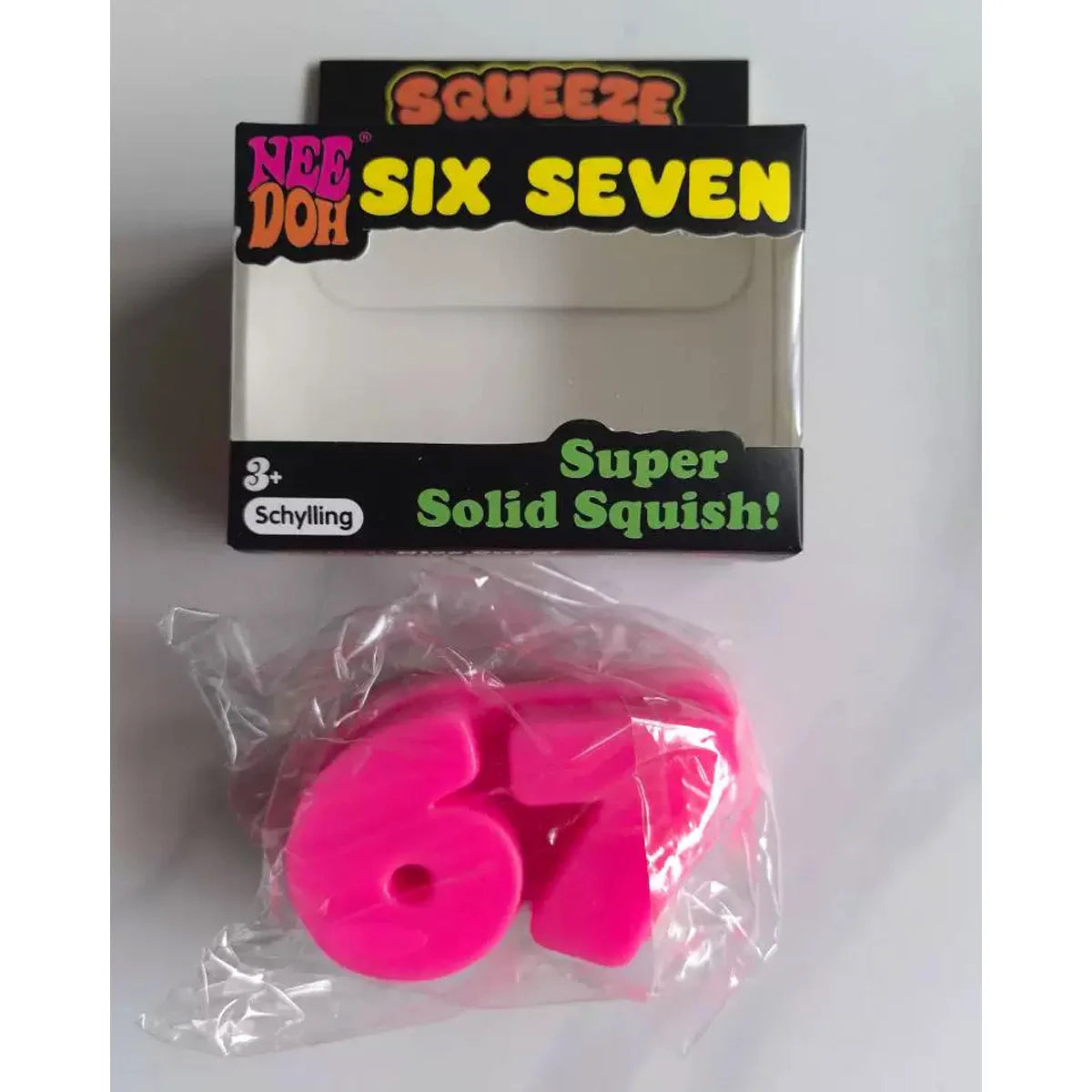 Number 67 TPR Squishy Toy Set | Soft Squeeze Fidget Toys | Stress Relief & Relaxation
