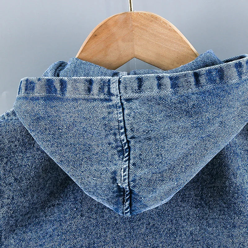 Baby Boy Fashion Ripped Denim 3-Piece Suit Set