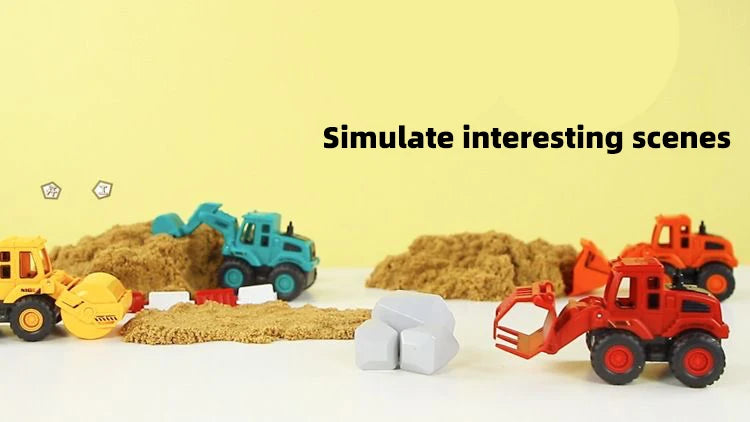 Simulation engineering vehicle toys, inertial vehicles, excavators, bulldozers, road rollers, claw machines, suitable as gifts f