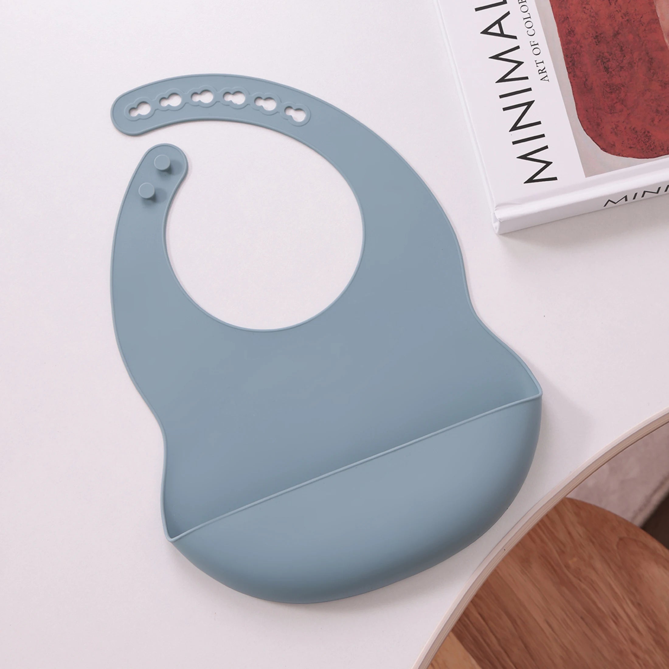 Silicone Baby Bib — Adjustable, Waterproof & BPA-Free
