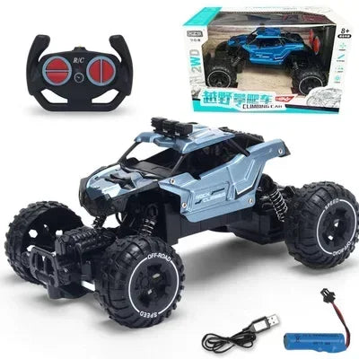 Alloy High-Speed Drift 2.4GH Radio Controlled Toy Vehicles Car Charging Remote Control For Kids Children Boys Creative Cool Gift