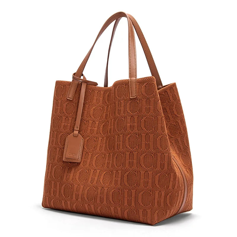 Women's Hand-Woven Cotton Tote Bag
