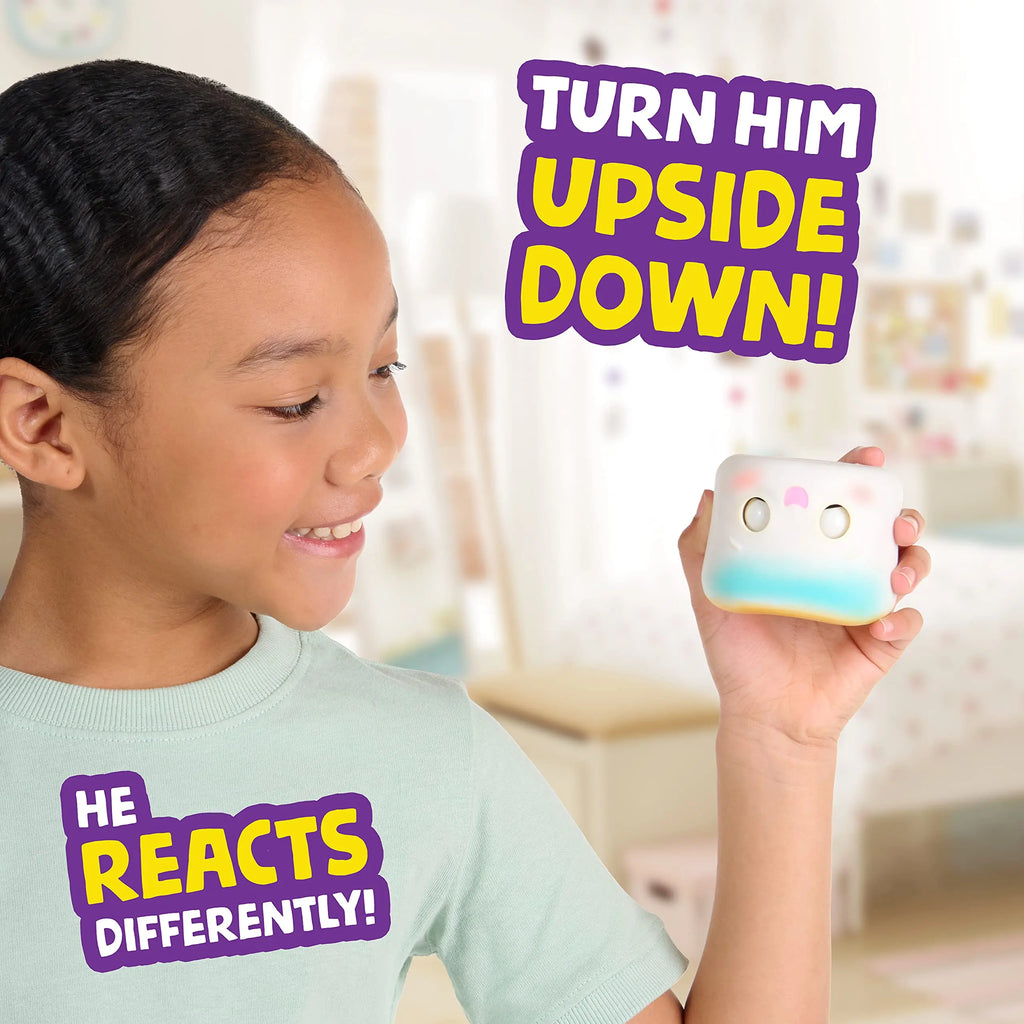 My Squishy Little Dumplings Interactive Doll Marshmallow Golden Cute Dumpling with Sound and Light Electronic Interactive Toys
