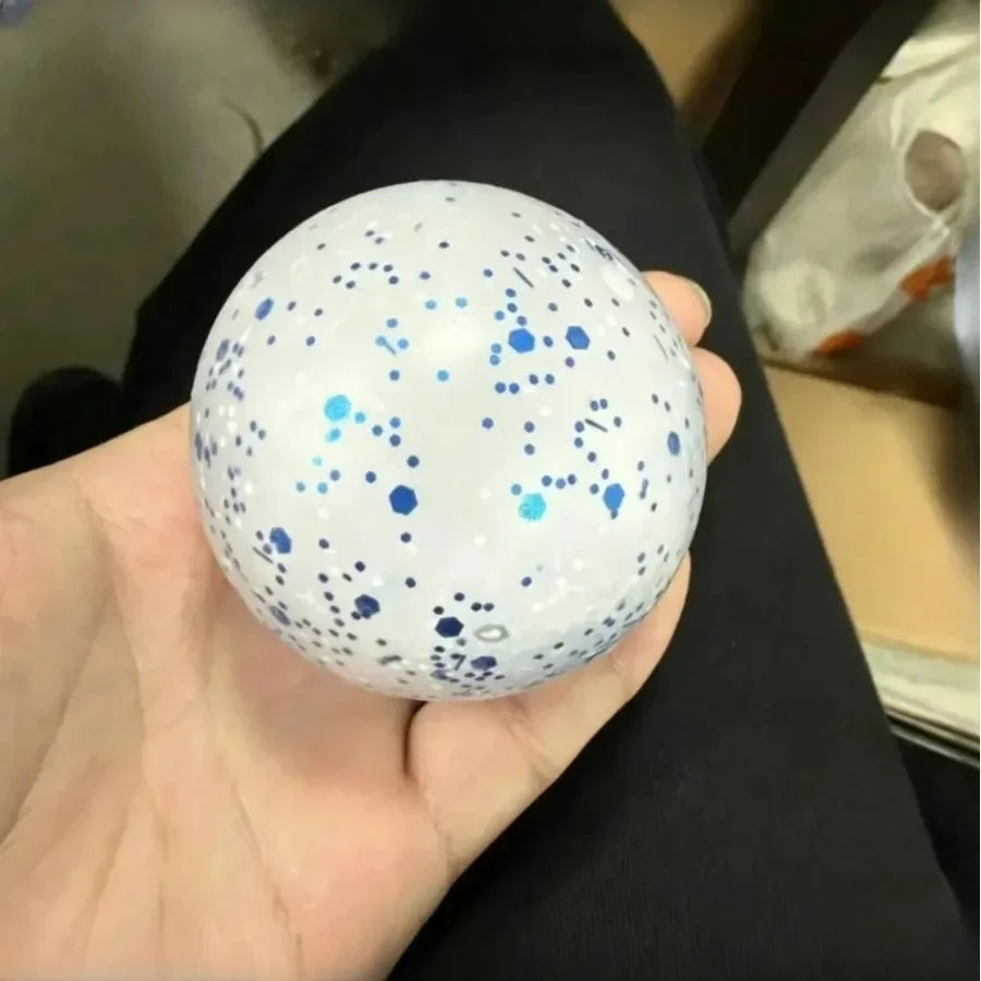 NeeDoh Snow Ball Crunch – Crunchy Sensory Squeeze Toy for Stress Relief, Adults & Teens