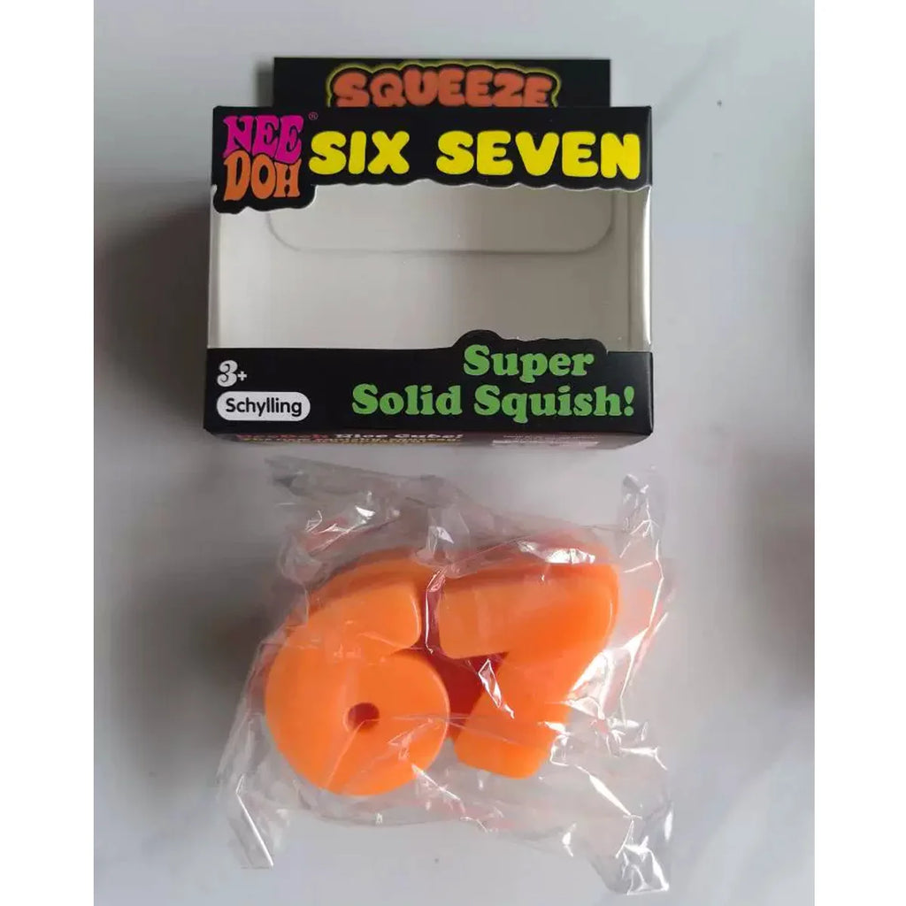 Number 67 TPR Squishy Toy Set | Soft Squeeze Fidget Toys | Stress Relief & Relaxation